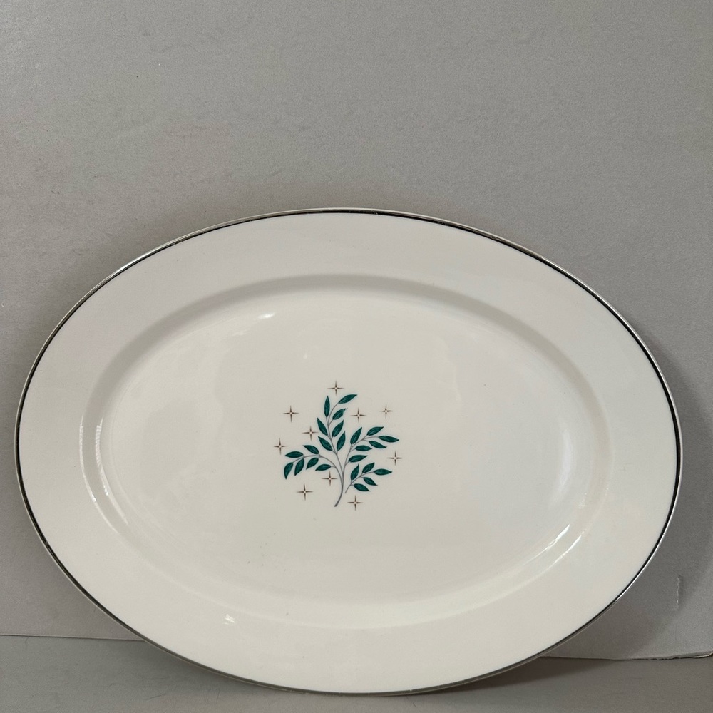 Syracuse Platter - Atomic Floral SERVING PLATE 14” long